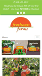 Mobile Screenshot of freshnessfarms.com